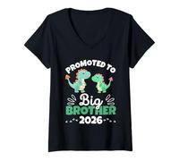 Mujer Arte divertido de hermano para hombres y niños Big Brother 2026 Camiseta Cuello V
