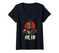 Mujer Arte simbólico Historia Romana y Conceptos japoneses Camiseta Cuello V