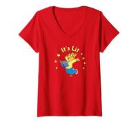 Mujer Arthur It's Lit T-Shirt Cartoon Camiseta Cuello V