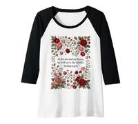Mujer As for Me and My House, We Will Serve The Lord - Joshua 24 Camiseta Manga Raglan