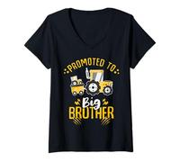 Mujer Ascendido a Big Brother 2027 Tractor Camiseta Cuello V
