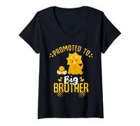 Mujer Ascendido a Gran Hermano 2027 Dino Camiseta Cuello V