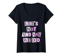 Mujer Asexual No Y Digamos Que Lo Hicimos Camiseta Cuello V