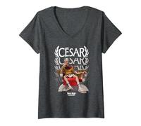 Mujer Asterix & Obelix César Of Rome Camiseta Cuello V