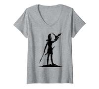 Mujer Atenea Diosa De La Sabiduría Antigua Mitología Griega Griega Camiseta Cuello V