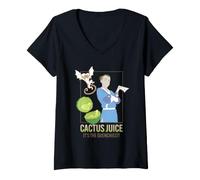 Mujer ATLA Cactus Juice It's The Quenchiest Sokka Retro Cartoon Camiseta Cuello V