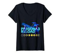 Mujer ATLUS Persona 3 Reload Classic Camiseta Cuello V