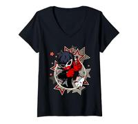 Mujer ATLUS Persona 5 Tactica Camiseta Cuello V