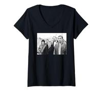 Mujer Auf Wiedersehen Pet Cast Jimmy Nail 1982 Camiseta Cuello V