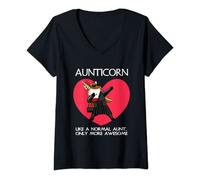 Mujer Aunt gifts funny - Gifts for an aunt - Best aunt present Camiseta Cuello V