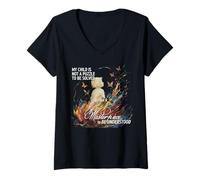 Mujer Autism Awareness Month Decorations Camiseta Cuello V