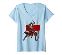 Mujer Avatar Aang The Last Airbender Fire Zuko Camiseta Cuello V