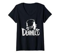 Mujer Avatar: Fire and Ash Miles Quaritch Deathless Poster Camiseta Cuello V