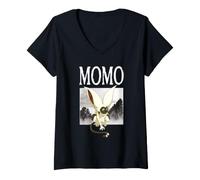 Mujer Avatar The Last Airbender Momo Portrait Camiseta Cuello V