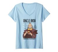 Mujer Avatar The Last Airbender Uncle Iroh Tea Camiseta Cuello V