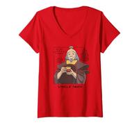 Mujer Avatar Uncle Iroh in The Darkest Times Advice Cartoon Anime Camiseta Cuello V