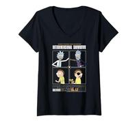 Mujer Aventuras de enfrentamiento Interdimensional te esperan Camiseta Cuello V