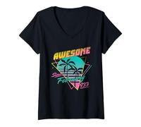 Mujer Awesome Since February 1933 Camiseta Cuello V