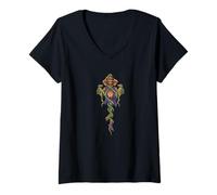 Mujer Axel-RUDI Pell Camiseta Cuello V