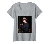 Mujer Babyshambles Pete Doherty Abajo en Albion Era Andy Willsher Camiseta Cuello V