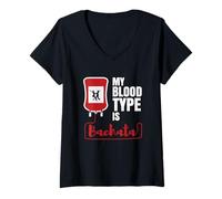 Mujer Bachata Regalo Baile Latino Bailarín Reggaeton Bachata Camiseta Cuello V