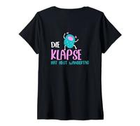 Mujer Backprint El Loco Tiene Hoy día de Senderismo Camiseta Cuello V