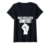 Mujer Bad Spellers Untie Camiseta Cuello V