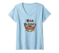 Mujer Bad Time to Be a Bratwurst Funny Oktoberfest Camiseta Cuello V