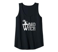 Mujer Bad Witch Magical Hechizos Parejas Bueno Camiseta sin Mangas
