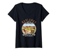 Mujer Badlands National Park | South Dakota Camiseta Cuello V