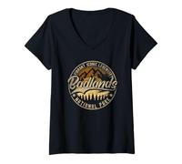 Mujer Badlands National Park | South Dakota Camiseta Cuello V