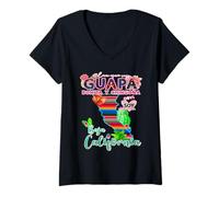 Mujer Baja California México Camiseta Cuello V