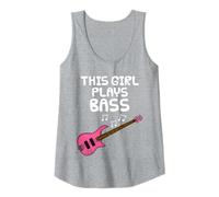 Mujer Bajo, Esta chica toca el bajo, Música bajista femenina Camiseta sin Mangas