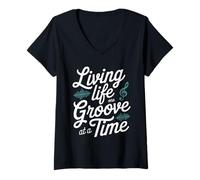 Mujer Bajo Guitarrista Músico Gear Funk Rock Jazz Bajista Camiseta Cuello V