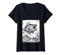 Mujer Baleine El Ascenso del Leviatán Camiseta Cuello V