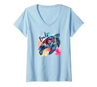 Mujer Bali Camiseta Cuello V