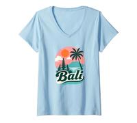 Mujer Bali Camiseta Cuello V