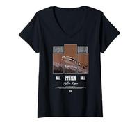 Mujer Ball Python Modern Reptile Keeper Streetwear Camiseta Cuello V