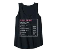 Mujer Ballerina Facts Funny Ballet Bailarina Danza Amante Gráfico Camiseta sin Mangas