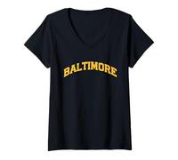 Mujer Baltimore Camiseta Cuello V