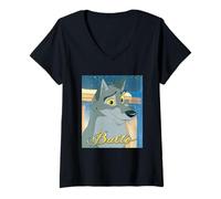 Mujer Balto Expressive Character Portrait Camiseta Cuello V