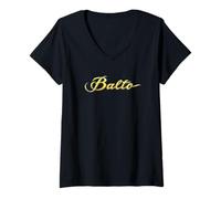 Mujer Balto Movie Poster Front & Back Camiseta Cuello V