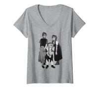 Mujer Bananarama Pop Group Realmente Dice Algo 1982 Camiseta Cuello V
