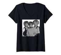 Mujer Bananarama Realmente Diciendo Algo Band Foto 1982 Camiseta Cuello V