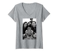 Mujer Banda de Punk Rock infectada por Bad Religion por Andy Willsher Camiseta Cuello V