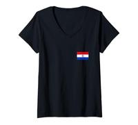 Mujer Bandera de Paraguay Asunción Paraguaya Hombres Mujeres Niños Fans Camiseta Cuello V
