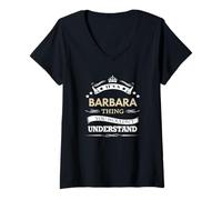 Mujer Barbara Nombre - es una Cosa Camiseta Cuello V