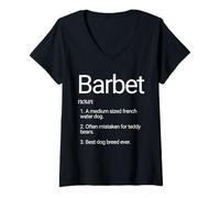 Mujer Barbet Dog Breed Definition Camiseta Cuello V