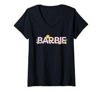 Mujer Barbie - La Primavera ha surgido Camiseta Cuello V