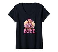 Mujer Barbie - Western Giddy Up Camiseta Cuello V